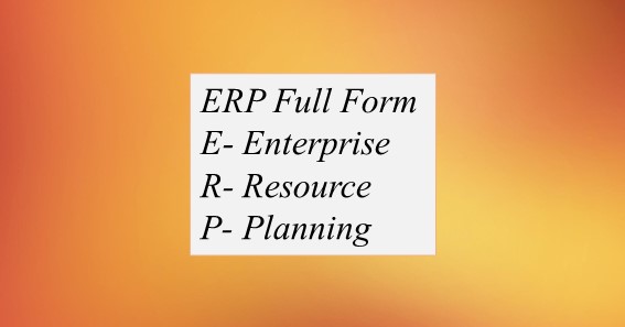 ERP Full Form