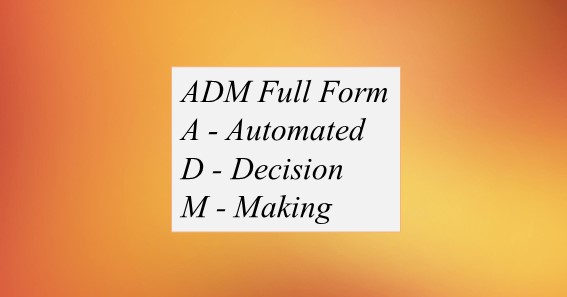 ADM Full Form