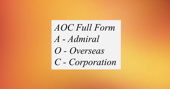 AOC Full Form