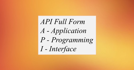 API Full Form