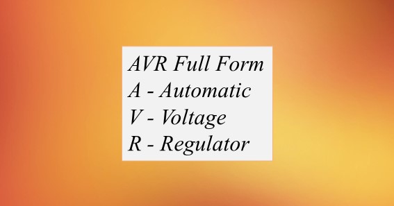 AVR Full Form