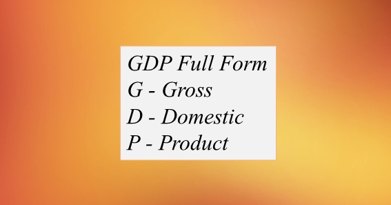 GDP Full Form