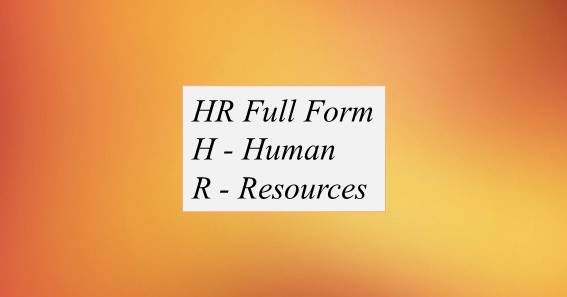 HR Full Form