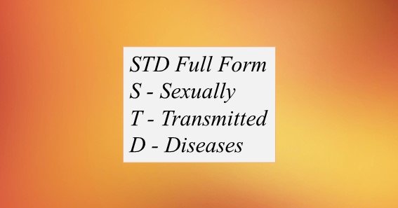 STD Full Form