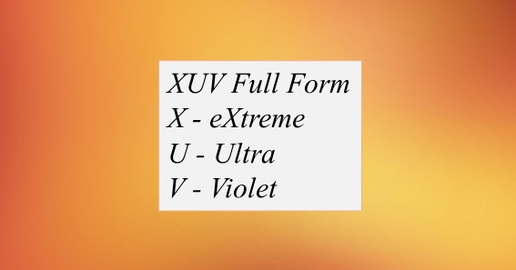 XUV Full Form