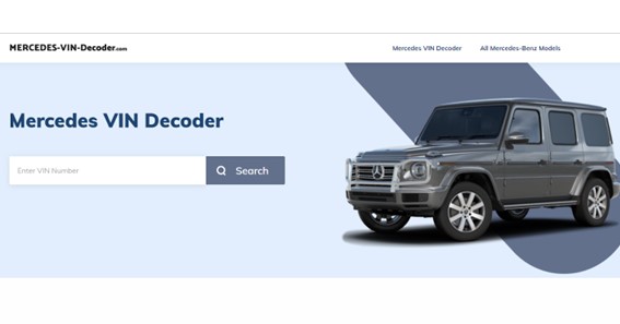 Mercedes VIN Decoder: VIN Decoder in the United States