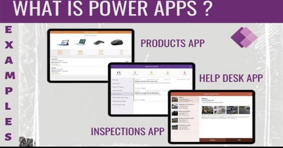What are the major components of PowerApps?