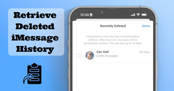 How to Find iMessages History and Retrieve Deleted iMessage on iPhone