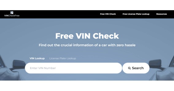VIN Check Free 