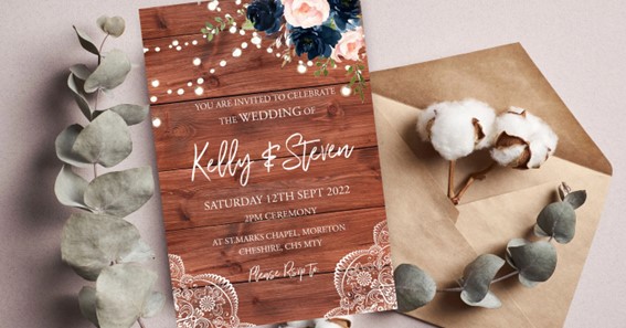 Fireworks and Flowers: 5 Design Ideas for 4th of July Wedding Invitations