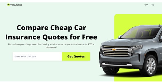 Minsurance Review: Free Quotes for Affordable Car Insurance Online